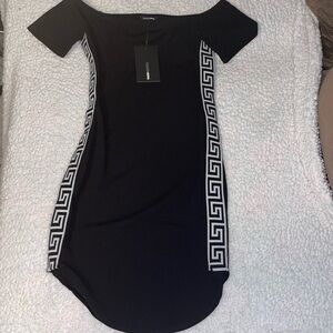 Black Off Shoulder Dress S